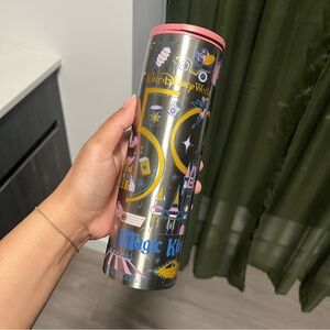 disney world x starbucks been there 50th anniversary metal tumbler
